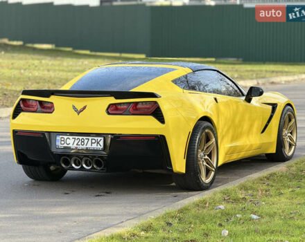 Желтый Шевроле Корвет, объемом двигателя 6.16 л и пробегом 117 тыс. км за 45000 $, фото 3 на Automoto.ua