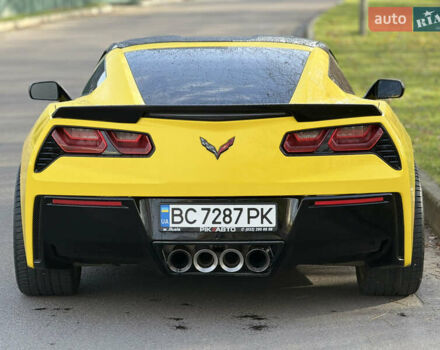 Желтый Шевроле Корвет, объемом двигателя 6.16 л и пробегом 117 тыс. км за 45000 $, фото 4 на Automoto.ua