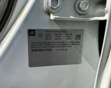 Белый Шевроле Круз, объемом двигателя 1.4 л и пробегом 196 тыс. км за 8500 $, фото 7 на Automoto.ua