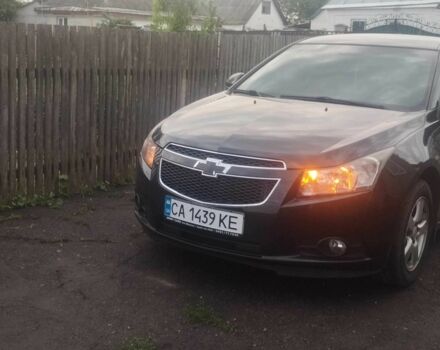 Черный Шевроле Круз, объемом двигателя 1.6 л и пробегом 258 тыс. км за 7200 $, фото 3 на Automoto.ua