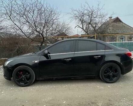 Черный Шевроле Круз, объемом двигателя 1.8 л и пробегом 233 тыс. км за 6000 $, фото 2 на Automoto.ua
