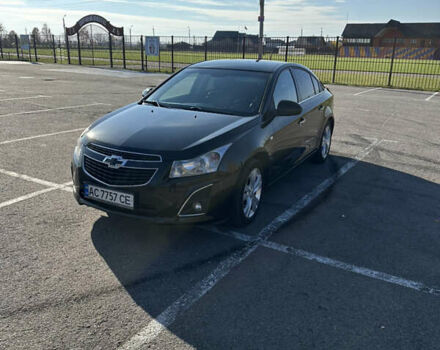 Черный Шевроле Круз, объемом двигателя 1.8 л и пробегом 123 тыс. км за 9600 $, фото 1 на Automoto.ua