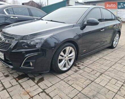Черный Шевроле Круз, объемом двигателя 1.4 л и пробегом 185 тыс. км за 6600 $, фото 1 на Automoto.ua