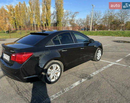 Черный Шевроле Круз, объемом двигателя 1.8 л и пробегом 123 тыс. км за 9600 $, фото 3 на Automoto.ua