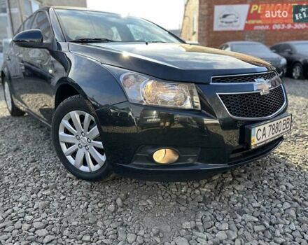Черный Шевроле Круз, объемом двигателя 1.6 л и пробегом 223 тыс. км за 6500 $, фото 1 на Automoto.ua