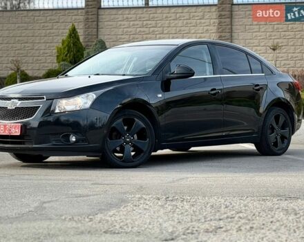 Черный Шевроле Круз, объемом двигателя 1.8 л и пробегом 225 тыс. км за 6999 $, фото 1 на Automoto.ua