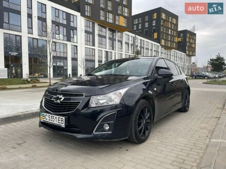 Черный Шевроле Круз, объемом двигателя 1.6 л и пробегом 136 тыс. км за 6999 $, фото 1 на Automoto.ua