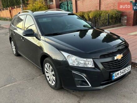 Черный Шевроле Круз, объемом двигателя 1.69 л и пробегом 208 тыс. км за 7400 $, фото 1 на Automoto.ua