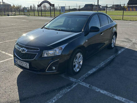 Черный Шевроле Круз, объемом двигателя 1.8 л и пробегом 123 тыс. км за 9600 $, фото 1 на Automoto.ua