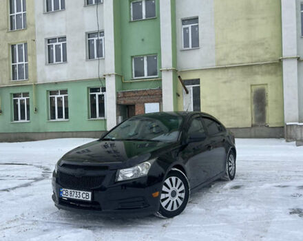 Черный Шевроле Круз, объемом двигателя 1.8 л и пробегом 208 тыс. км за 6700 $, фото 1 на Automoto.ua