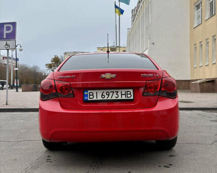 Красный Шевроле Круз, объемом двигателя 1.6 л и пробегом 169 тыс. км за 7600 $, фото 2 на Automoto.ua