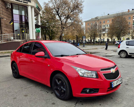 Красный Шевроле Круз, объемом двигателя 1.6 л и пробегом 169 тыс. км за 7600 $, фото 6 на Automoto.ua