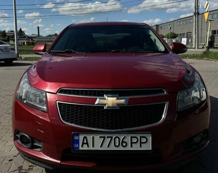 Красный Шевроле Круз, объемом двигателя 1.8 л и пробегом 182 тыс. км за 7600 $, фото 1 на Automoto.ua