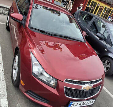 Красный Шевроле Круз, объемом двигателя 1.36 л и пробегом 220 тыс. км за 7500 $, фото 17 на Automoto.ua