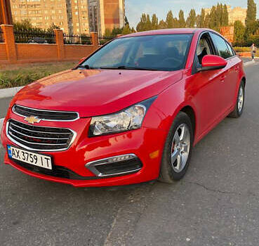 Красный Шевроле Круз, объемом двигателя 1.4 л и пробегом 209 тыс. км за 7200 $, фото 5 на Automoto.ua