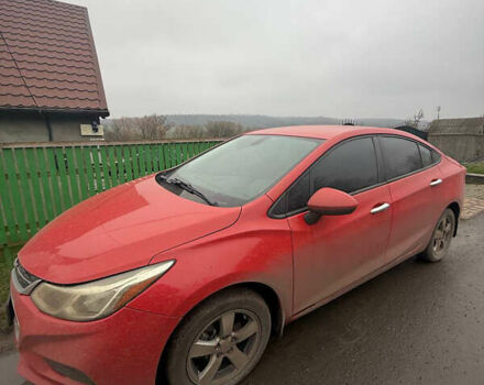 Красный Шевроле Круз, объемом двигателя 1.4 л и пробегом 170 тыс. км за 6700 $, фото 2 на Automoto.ua