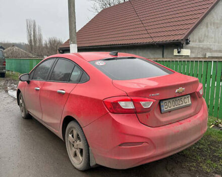 Красный Шевроле Круз, объемом двигателя 1.4 л и пробегом 170 тыс. км за 6700 $, фото 1 на Automoto.ua