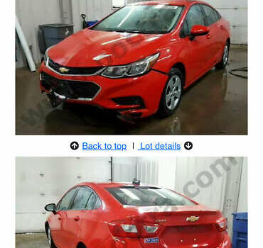 Шевроле Круз 2016 в Киеве на Automoto.ua Красный Шевроле Круз, объемом двигателя 1.4 л и пробегом 72 тыс. км за 9300 $, фото 51 на Automoto.ua