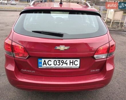 Красный Шевроле Круз, объемом двигателя 2 л и пробегом 90 тыс. км за 9500 $, фото 3 на Automoto.ua