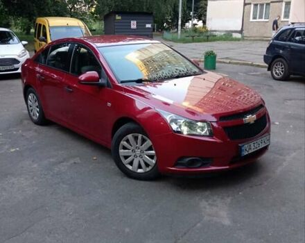 Красный Шевроле Круз, объемом двигателя 1.6 л и пробегом 221 тыс. км за 6300 $, фото 1 на Automoto.ua