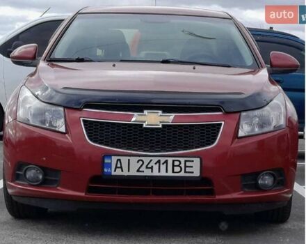 Красный Шевроле Круз, объемом двигателя 1.6 л и пробегом 202 тыс. км за 6400 $, фото 1 на Automoto.ua