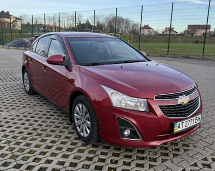 Красный Шевроле Круз, объемом двигателя 1.8 л и пробегом 200 тыс. км за 6450 $, фото 1 на Automoto.ua