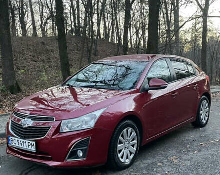 Красный Шевроле Круз, объемом двигателя 1.8 л и пробегом 135 тыс. км за 7300 $, фото 1 на Automoto.ua