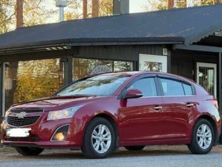 Красный Шевроле Круз, объемом двигателя 1.8 л и пробегом 65 тыс. км за 9318 $, фото 1 на Automoto.ua