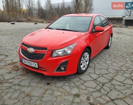 Красный Шевроле Круз, объемом двигателя 1.8 л и пробегом 255 тыс. км за 6750 $, фото 1 на Automoto.ua
