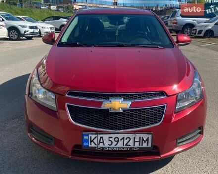 Красный Шевроле Круз, объемом двигателя 1.36 л и пробегом 129 тыс. км за 5900 $, фото 1 на Automoto.ua