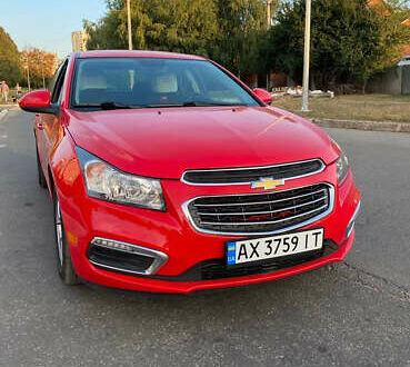 Красный Шевроле Круз, объемом двигателя 1.4 л и пробегом 209 тыс. км за 7200 $, фото 1 на Automoto.ua