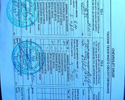 Серый Шевроле Круз, объемом двигателя 1.6 л и пробегом 109 тыс. км за 7000 $, фото 7 на Automoto.ua