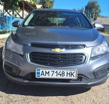 Серый Шевроле Круз, объемом двигателя 1.6 л и пробегом 201 тыс. км за 7500 $, фото 4 на Automoto.ua