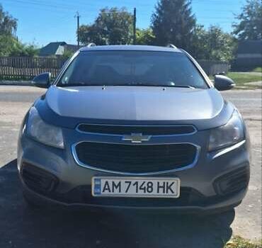 Серый Шевроле Круз, объемом двигателя 1.6 л и пробегом 201 тыс. км за 7500 $, фото 1 на Automoto.ua