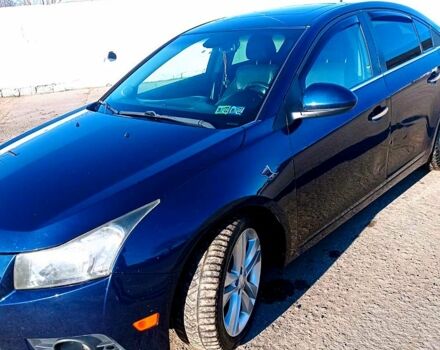 Синий Шевроле Круз, объемом двигателя 1.4 л и пробегом 181 тыс. км за 5500 $, фото 4 на Automoto.ua