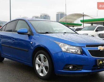 Синий Шевроле Круз, объемом двигателя 2 л и пробегом 160 тыс. км за 8999 $, фото 1 на Automoto.ua