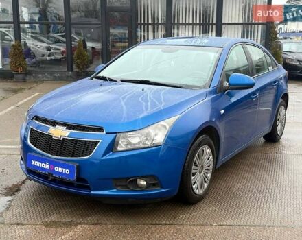 Синий Шевроле Круз, объемом двигателя 1.6 л и пробегом 155 тыс. км за 8700 $, фото 1 на Automoto.ua