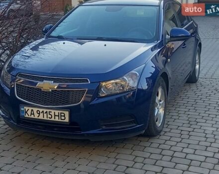 Синий Шевроле Круз, объемом двигателя 1.4 л и пробегом 137 тыс. км за 7200 $, фото 1 на Automoto.ua