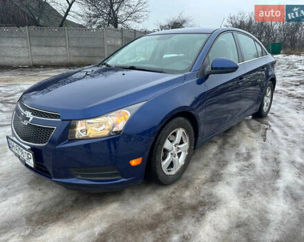 Синий Шевроле Круз, объемом двигателя 1.4 л и пробегом 198 тыс. км за 6700 $, фото 1 на Automoto.ua