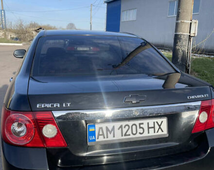 Черный Шевроле Эпика, объемом двигателя 2.49 л и пробегом 118 тыс. км за 6900 $, фото 10 на Automoto.ua