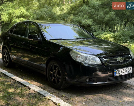 Черный Шевроле Эпика, объемом двигателя 1.99 л и пробегом 275 тыс. км за 4850 $, фото 3 на Automoto.ua