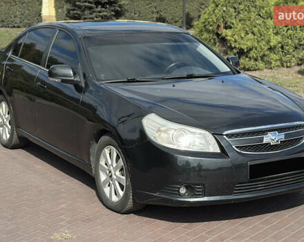 Черный Шевроле Эпика, объемом двигателя 2 л и пробегом 230 тыс. км за 4700 $, фото 3 на Automoto.ua