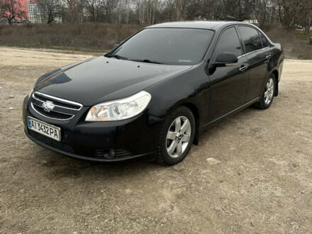 Черный Шевроле Эпика, объемом двигателя 2.5 л и пробегом 284 тыс. км за 4450 $, фото 1 на Automoto.ua