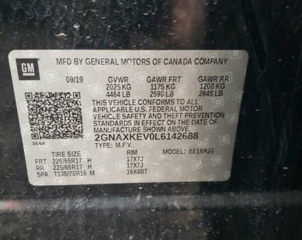 Черный Шевроле Эквинокс, объемом двигателя 1.5 л и пробегом 48 тыс. км за 3000 $, фото 12 на Automoto.ua