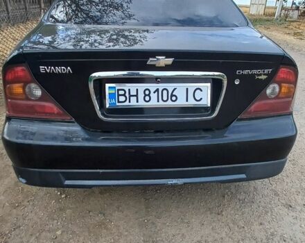 Черный Шевроле Эванда, объемом двигателя 2 л и пробегом 280 тыс. км за 2800 $, фото 1 на Automoto.ua
