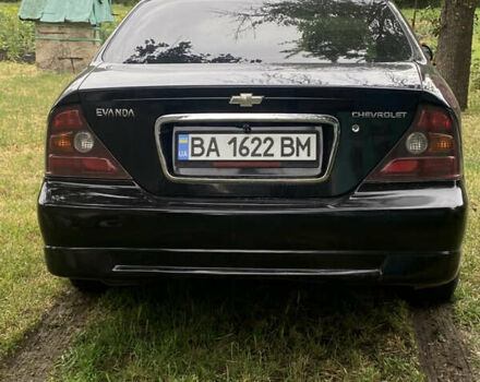 Чорний Шевроле Еванда, об'ємом двигуна 2 л та пробігом 181 тис. км за 5000 $, фото 1 на Automoto.ua