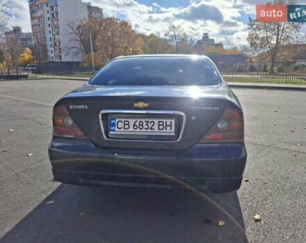 Чорний Шевроле Еванда, об'ємом двигуна 2 л та пробігом 280 тис. км за 3899 $, фото 4 на Automoto.ua