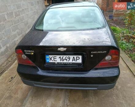 Черный Шевроле Эванда, объемом двигателя 2 л и пробегом 207 тыс. км за 4436 $, фото 2 на Automoto.ua