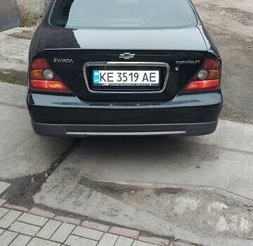 Черный Шевроле Эванда, объемом двигателя 2 л и пробегом 220 тыс. км за 4000 $, фото 6 на Automoto.ua