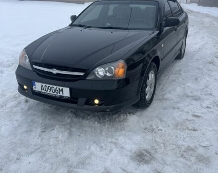 Черный Шевроле Эванда, объемом двигателя 2 л и пробегом 92 тыс. км за 6000 $, фото 1 на Automoto.ua